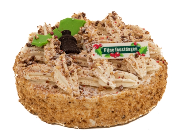 Hazelnoottaart kerst